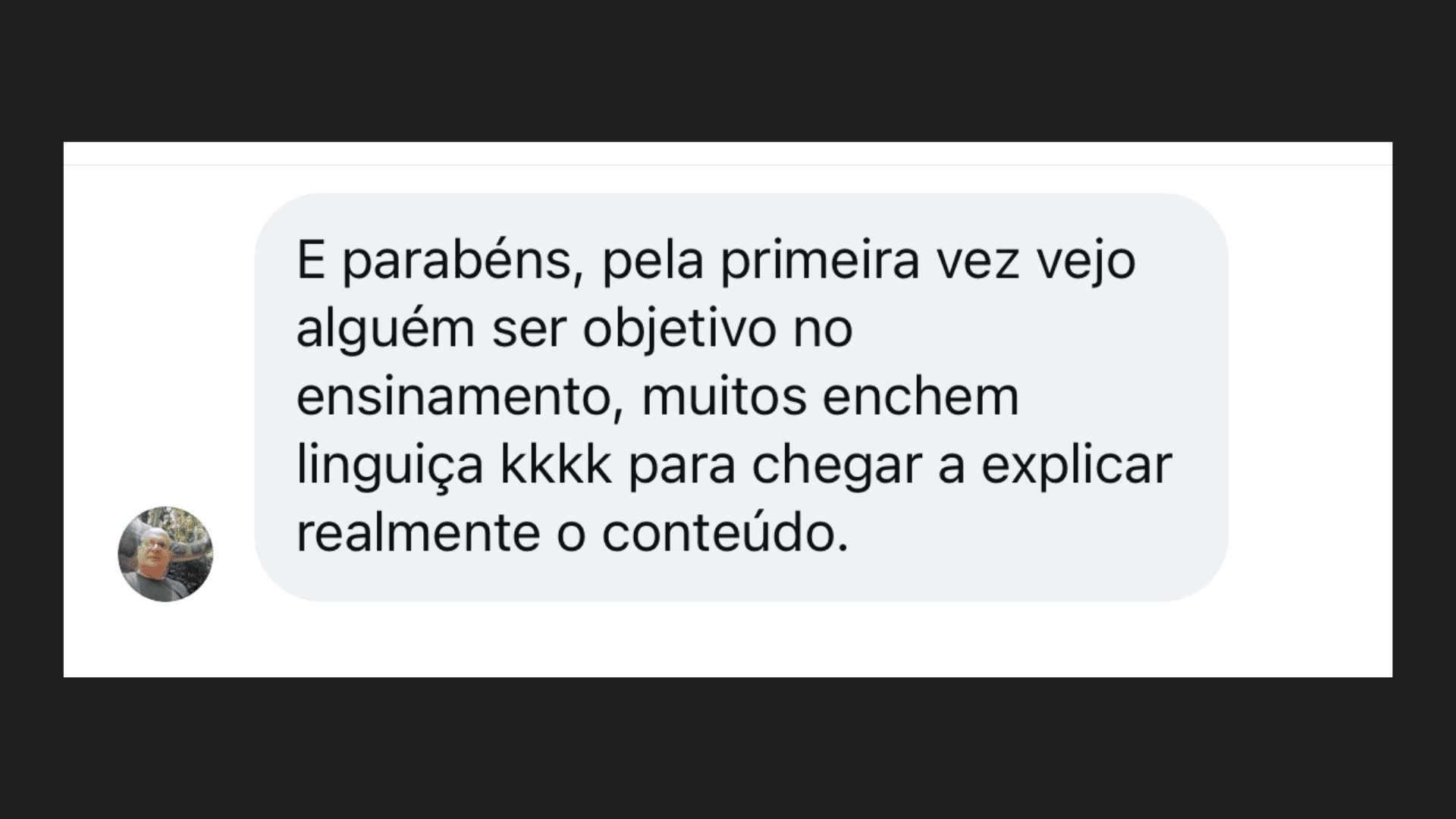 Depoimento 5 sobre o Kit